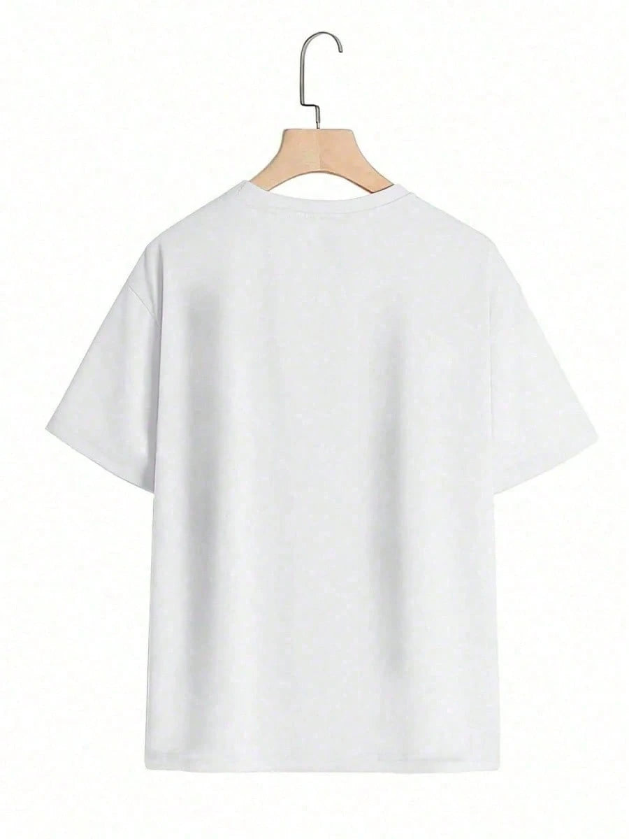 Camiseta estampado casual relajado