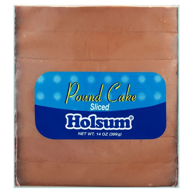 Holsum Pound Cake Regular, Sliced, Family Size, 14 oz