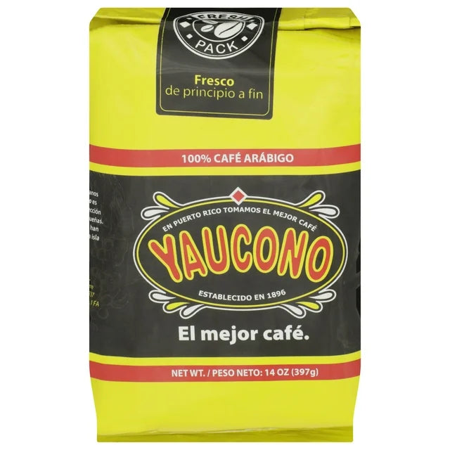 Yaucono Coffee Fresh Pack, 14 oz Bag